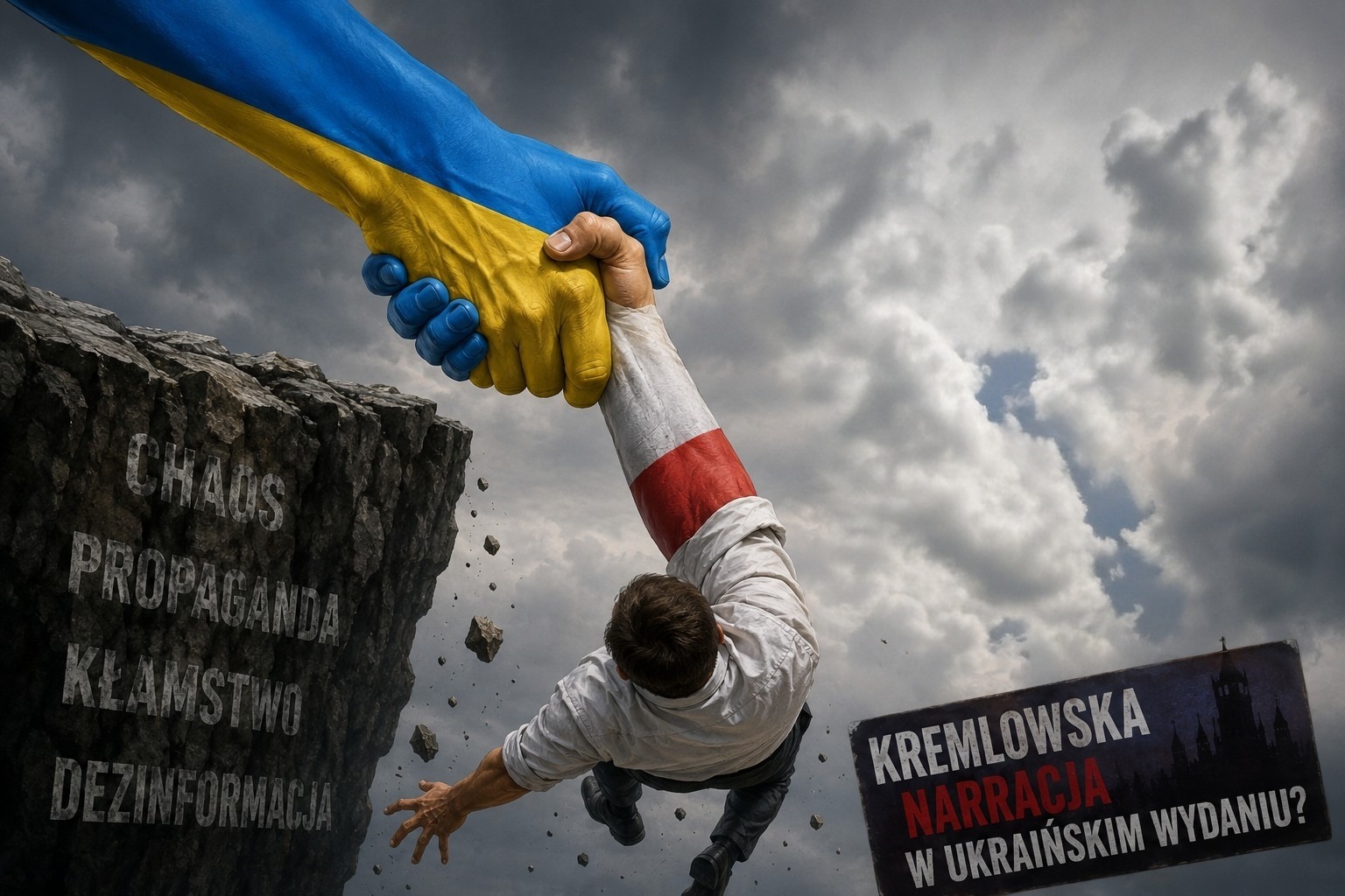 „Ukraina ratunkiem dla Polski” a „USA to wróg”. Kremlowskie klisze propagandy w ukraińskim wydaniu?