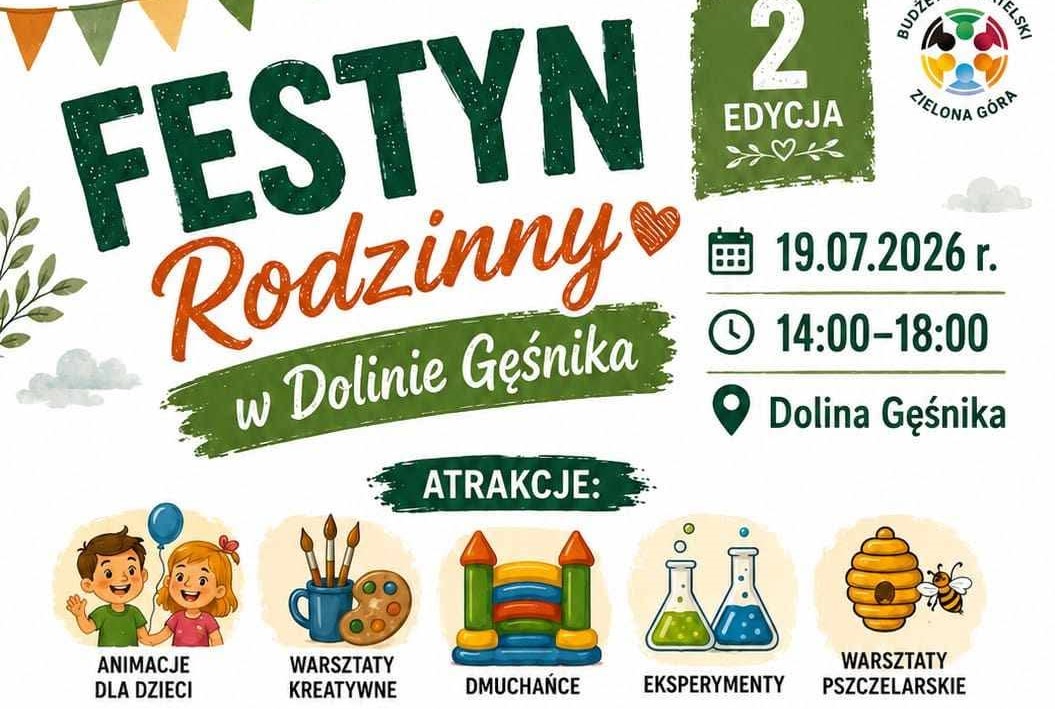 W niedzielę Festyn Rodzinny w Dolinie Gęśnika! Szykuje się świetna zabawa